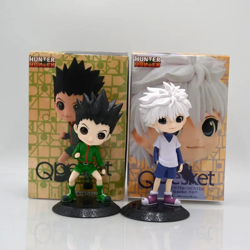 13cm Hunter x Hunter Anime Figure Collection – Gon Freecss, Alluka Zoldyck, Chrollo Lucilfer, Kurapika Limited Edition PVC Model Toys