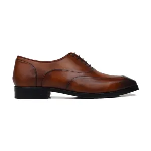 Chiro - Men's Burnished Brown Calf Leather Oxford Shoe