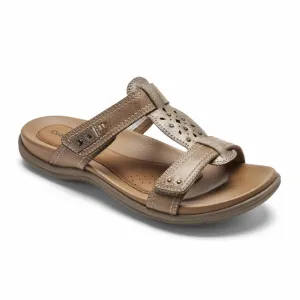 Cobb Hill RUBEY SLIDE TAUPE MULTI LTHR