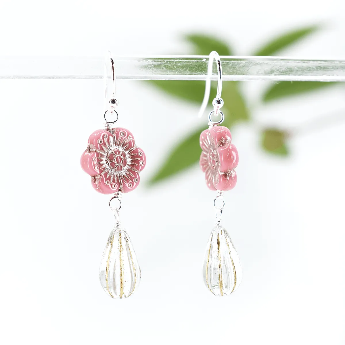 Flower Drop Earrings, Limited Edition