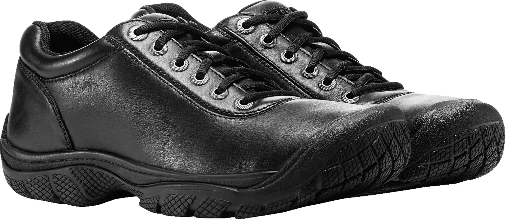 Keen Utility Black Mens PTC WR Leather Dress Oxford Shoes