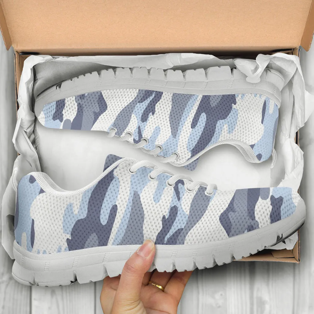 Knit Sneakers_Camo Light Blue_Combo