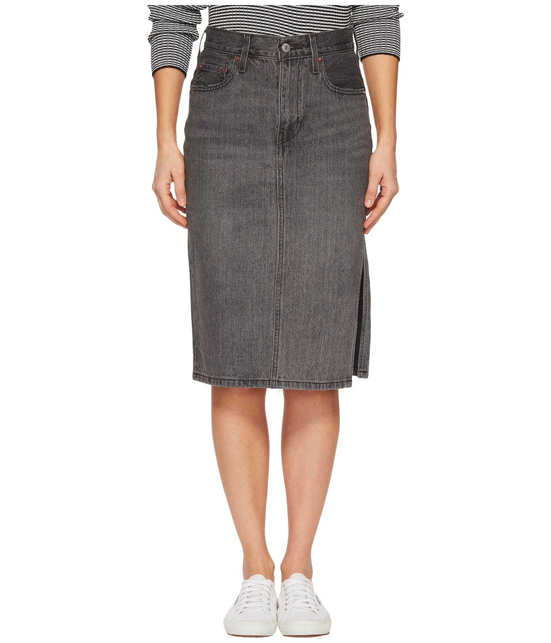 Levi's® Premium Premium Side Slit Skirt