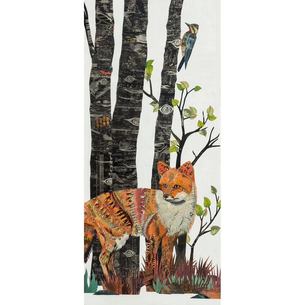 MIDNIGHT FOREST (FOX) limited edition paper print