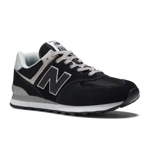 New Balance Unisex 574 Black with White