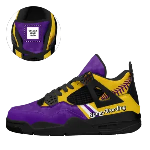 Personalised gift business ideas, client gift ideas 2023 Customized POD Sneakers, Unisex Basketball  Personalized Shoes, Team Gift,AJ4-23020094