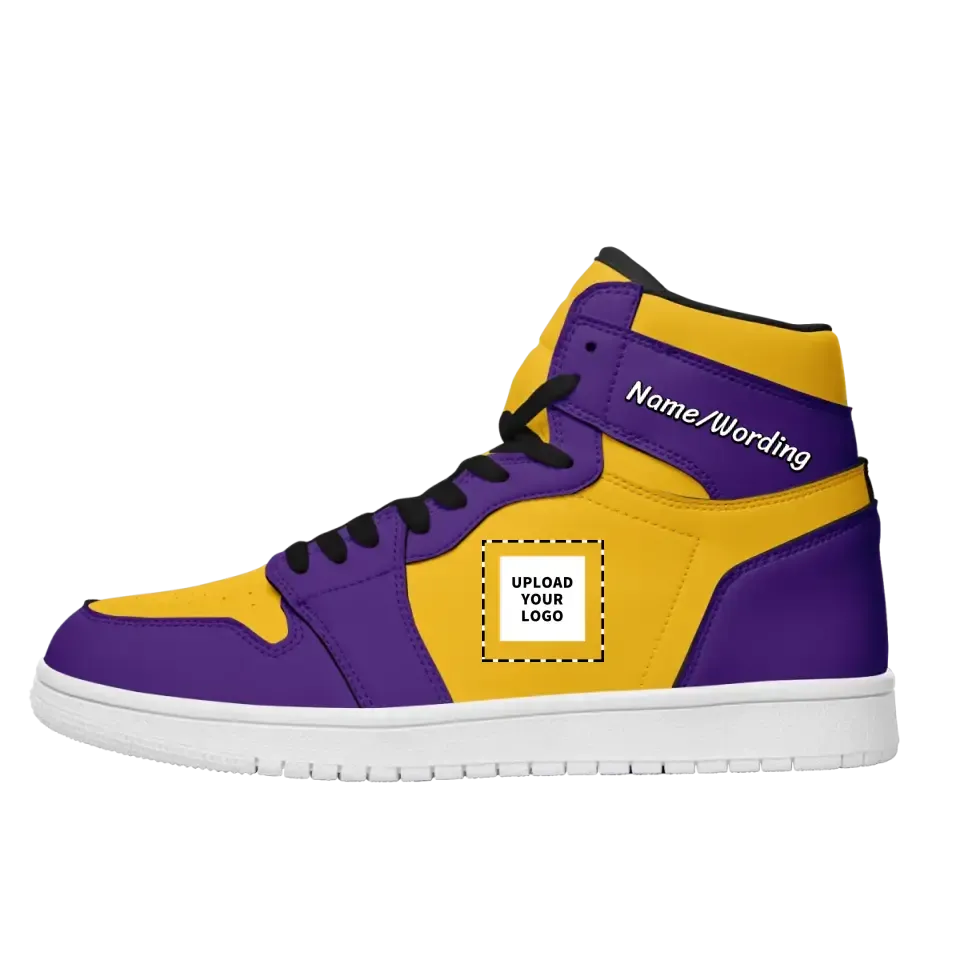 Personalized Basketball Sneakers, Custom High Top Shoes, Unique Gift Shoes,AJ1H-23020117