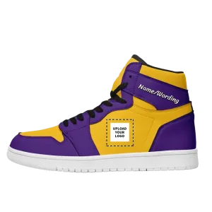 Personalized Basketball Sneakers, Custom High Top Shoes, Unique Gift Shoes,AJ1H-23020117