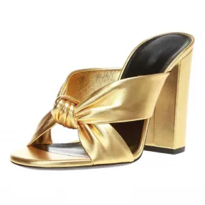 Pre Order:  Bow Knot High Heel Sandals