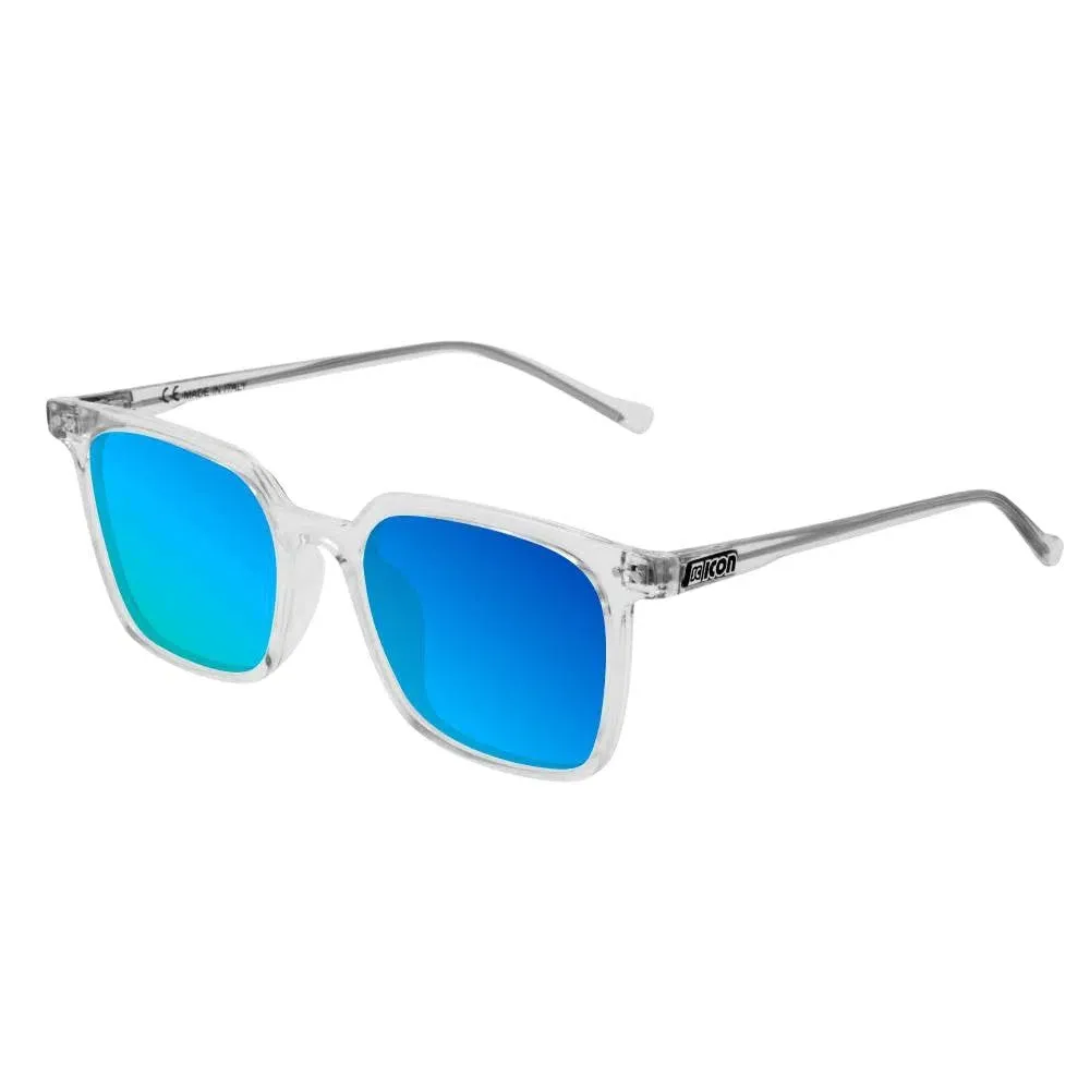 SCICON VERTEC CRYSTAL GLOSS Eyewear - MULTIMIRROR BLUE LENSES