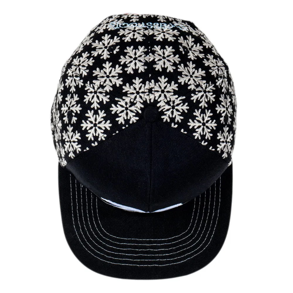 Snowboard Bear Blizzard Snapback Hat