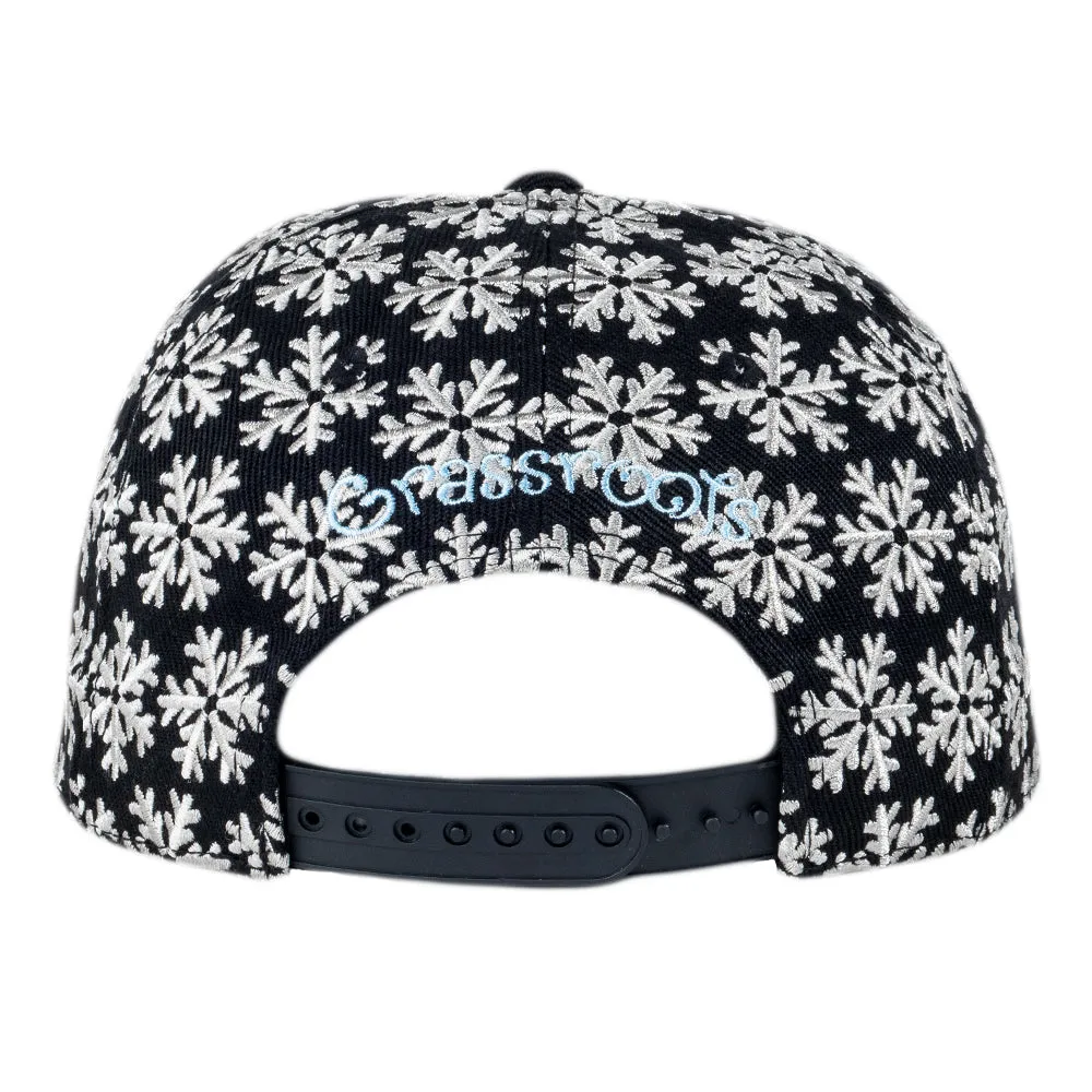 Snowboard Bear Blizzard Snapback Hat