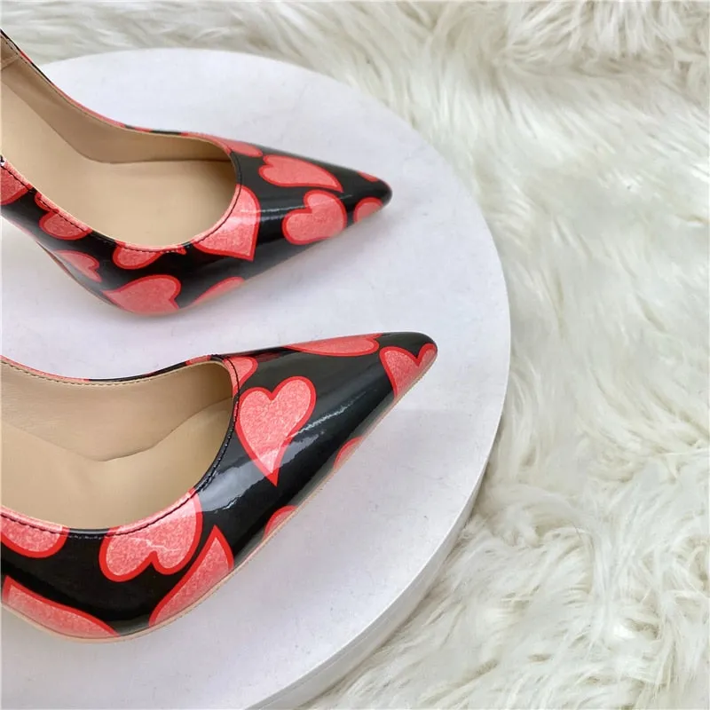 TEEK - Sweetheart Print Pumps