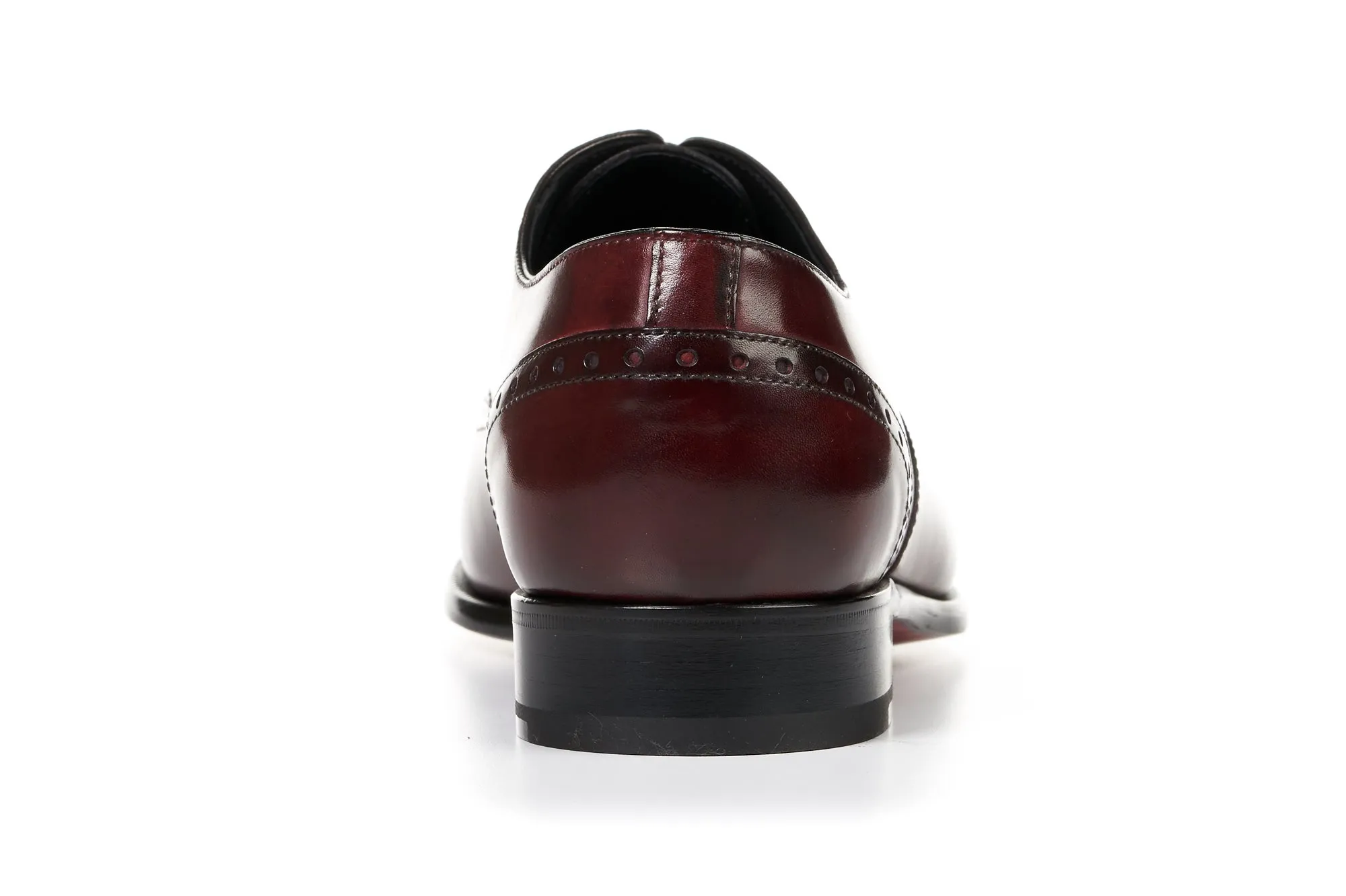 The Brando Semi-Brogue Oxford - Oxblood