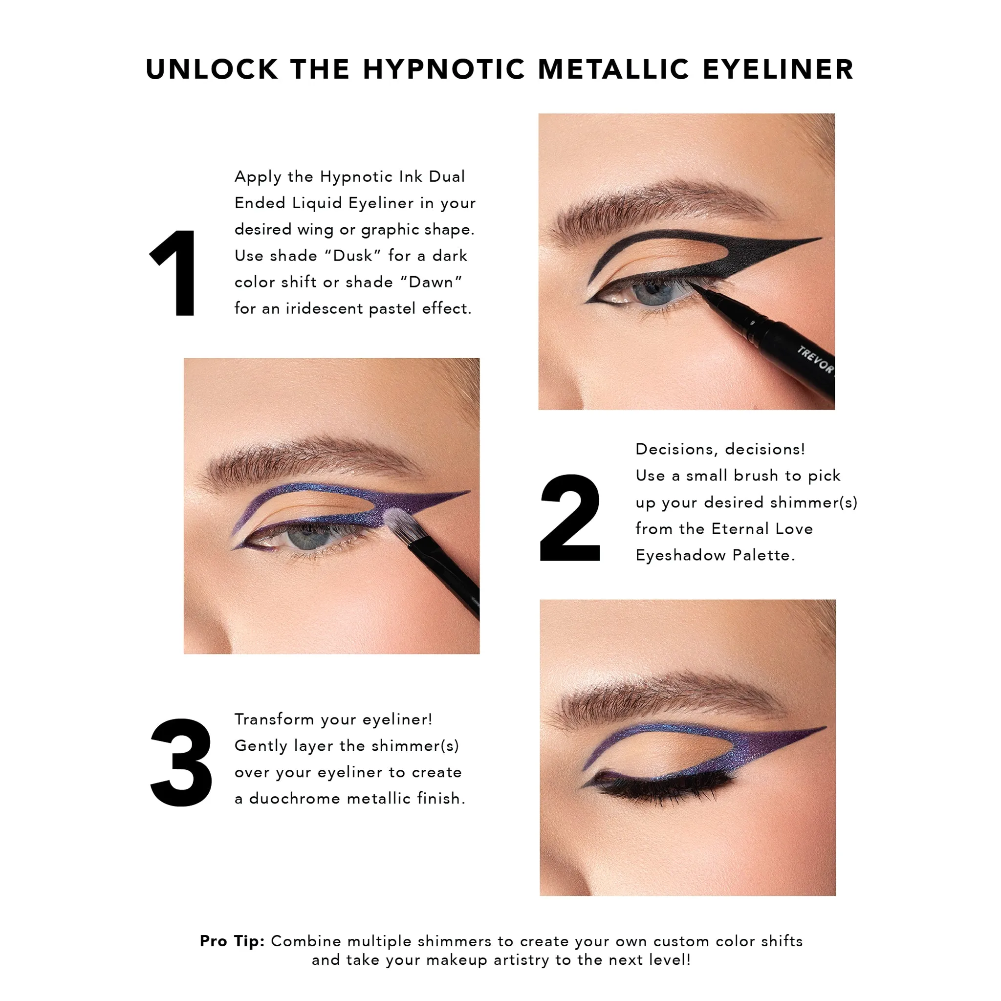 Trevor Hypnotic Ink Dual Ended Liquid Eyeliner