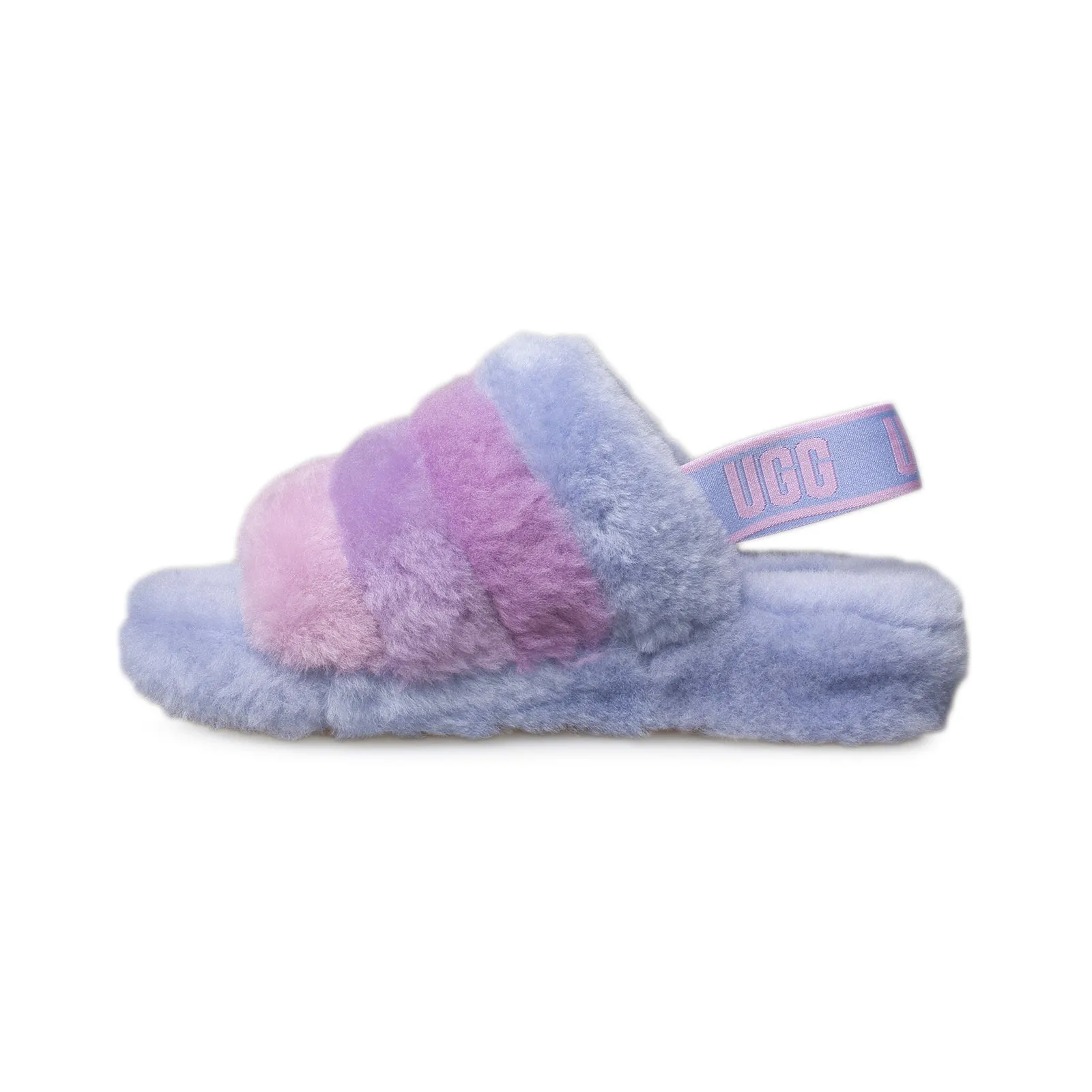 UGG Fluff Yeah Slide Cornflower Multi Slippers - Women's