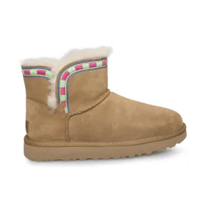 UGG Rosamaria Embroidery Horchata Boots