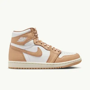 WOMENS AIR JORDAN 1 RETRO HIGH OG PRALINE WHITE